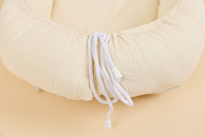 Réducteur de Lit Bouclé - Vanille Set