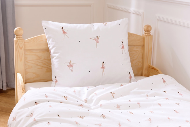 Set letto Ballerine in raso di cotone 140x200cm