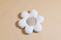 Coussin Marguerite en Velours - Beige