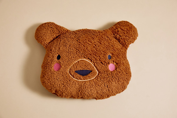 Polštář Bouclé Teddy – Camel