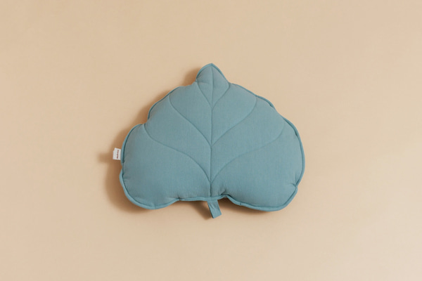 Cotton Leaf Cushion - Eucalyptus