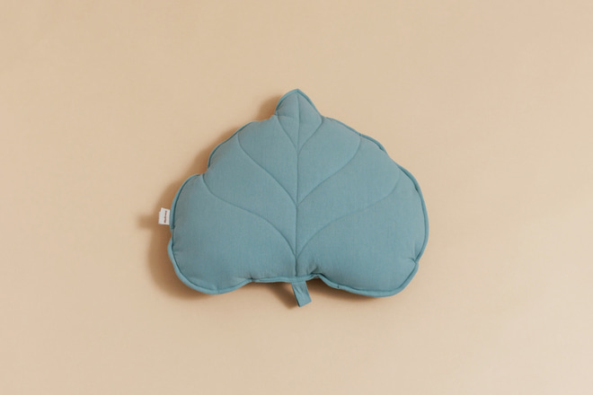 Cuscino Foglia in Cotone – Eucalipto