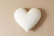 Boho Heart Cushion Vanilla