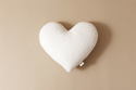 Cuscino Cuore Boucle Vaniglia
