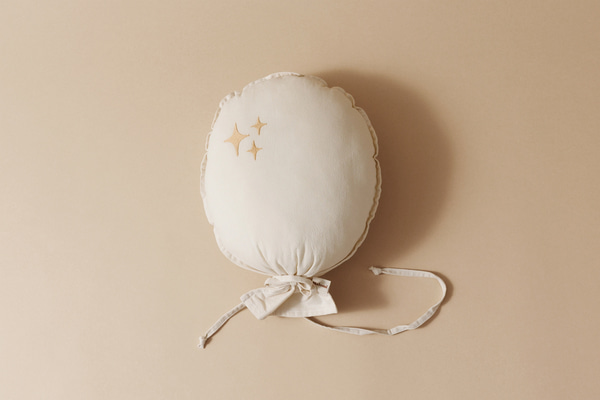 Decorative Mini Balloon Cushion - Natural