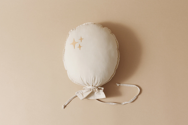 Mini dekorativní polštář Ballon - Přírodní