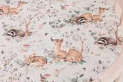 Grande Lenzuolo con Angoli per Culla Evolutiva Ovale - Woodland Dreams