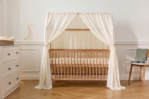 Plachta pro domeček postel Off White - Model L
