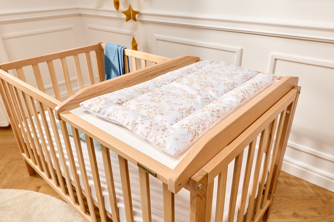 Maja Cot Top Changer for Baby Bed - Natural