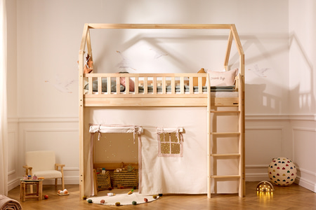 M Cabin Curtain for Mid Sleeper Bed