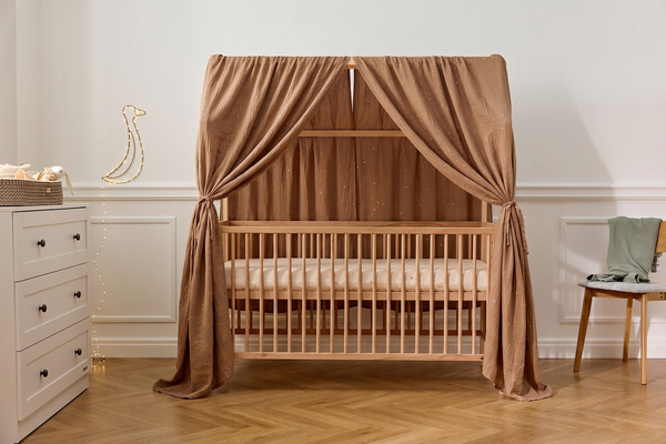 Plachta na Postel Cabane Velbloudí s Zlatými Puntíky – Model L