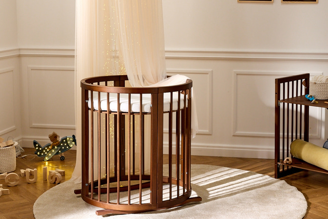 Rocking Legs for 9-in-1 Convertible Bed - Chocolate
