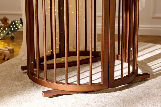 Rocking Legs for 9-in-1 Convertible Bed - Chocolate