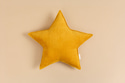 Yellow Star Corduroy Cushion - 1