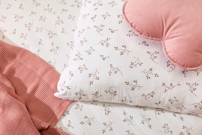 Parure Mousseline de Coton 120x170 - Fleur de Coton