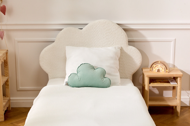 Juego de ropa de cama 120x170 con relleno - Off White