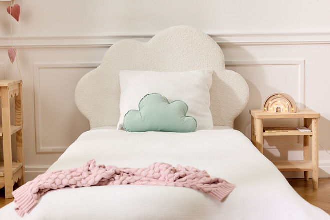Cotton Muslin 120x170 Duvet & Pillow Set With Filling - Off White