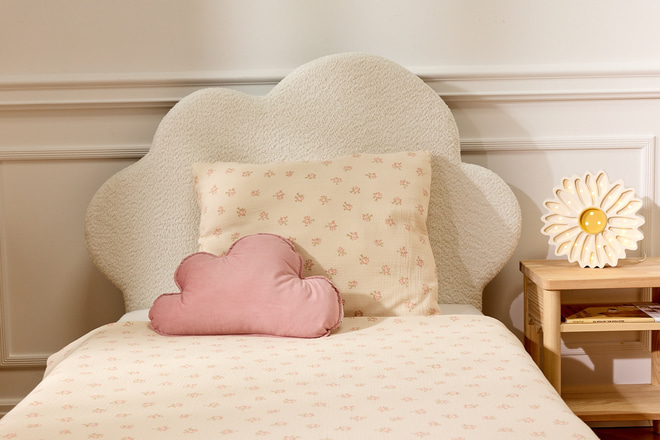 Juego de ropa de cama 120x170 con relleno - Flores Vintage
