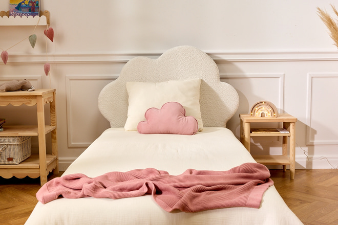 Juego de ropa de cama 120x170 con relleno - Vainilla