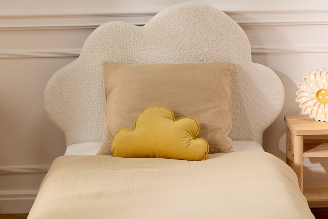 Juego de ropa de cama 140x200 con relleno - Sandy Beige