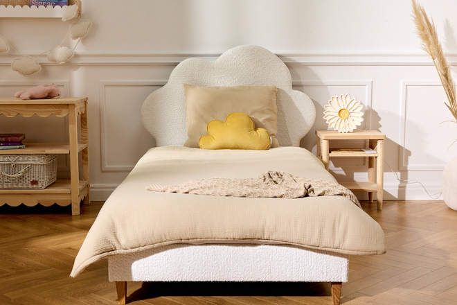 Juego de ropa de cama 140x200 con relleno - Sandy Beige