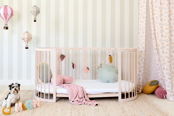 Berceau Évolutif Ovale 9 en 1 - Misty Pink