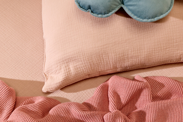 Juego de ropa de cama 140x200 con relleno - Cacao