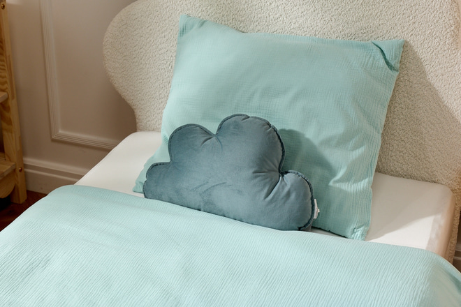 Juego de ropa de cama 140x200 con relleno - Menta