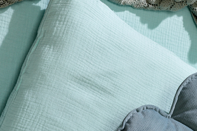 Juego de ropa de cama 140x200 con relleno - Menta