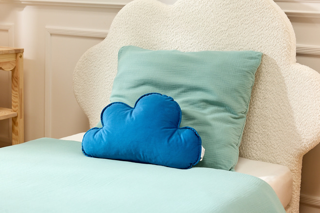 Juego de ropa de cama 120x170 con relleno - Verde Salvia