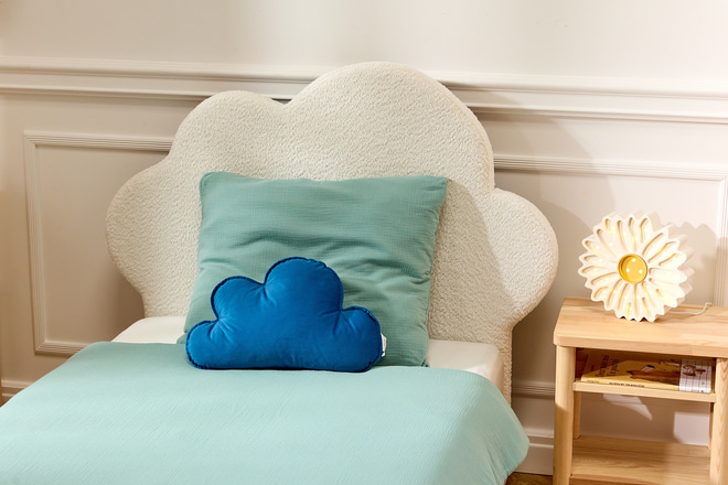 Juego de ropa de cama 120x170 con relleno - Verde Salvia