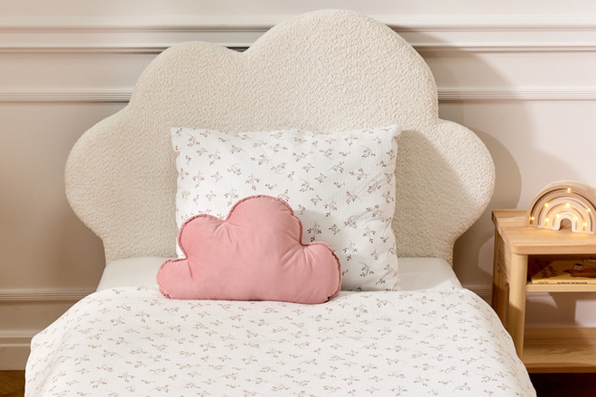 Juego de ropa de cama 120x170 con relleno - Cotton Flowers