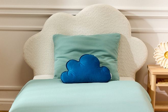 Juego de ropa de cama 120x170 con relleno - Verde Salvia