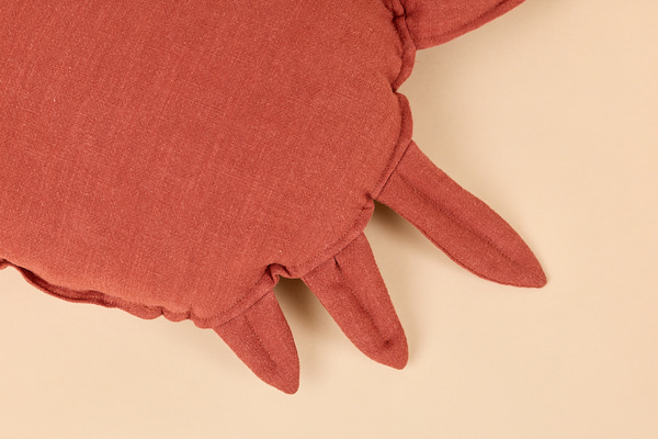 Coussin Crabe en Lin