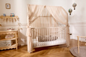 Hausbett-Himmel aus Tüll Beige - Modell L