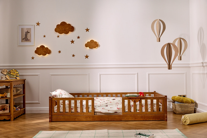 Lit Dakar Premium Au Sol 90x190cm - Vintage