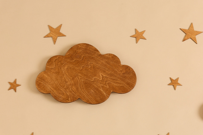 Lamp Set of 3 Clouds - Vintage