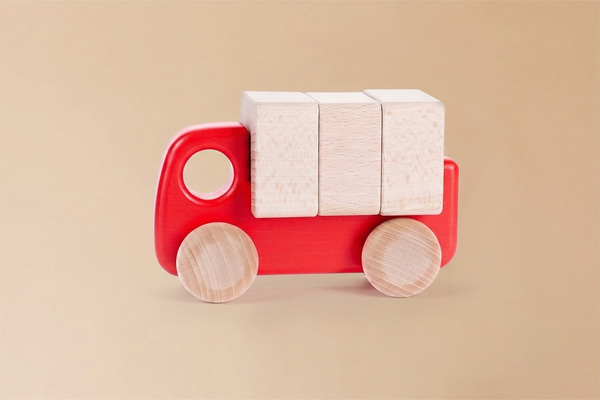 Camion con blocchi