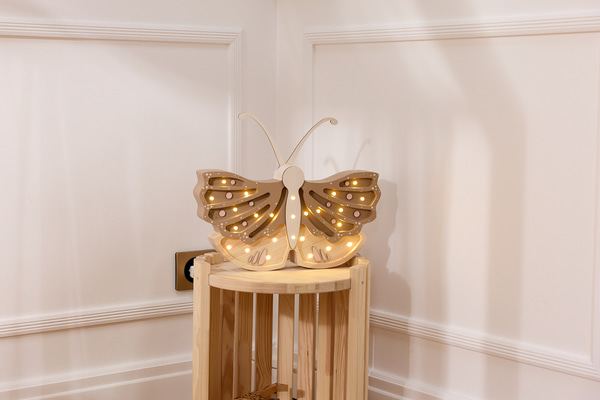 Lampe LED Cappuccino Schmetterling - Little Lights