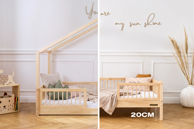 Cama Casinha DP Premium no Chão 90x190cm