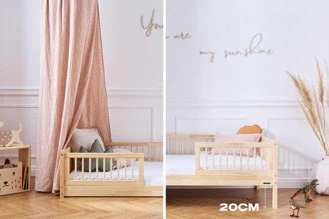 Kinderbett Brasilia Premium Bodentief 90x190cm