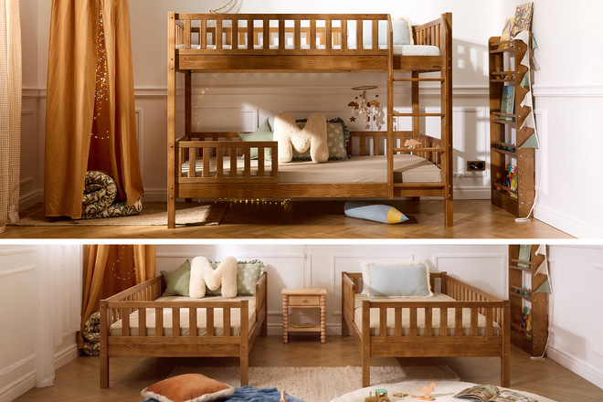 Lit Superposé Dakar Premium 20cm 90x190cm - Vintage