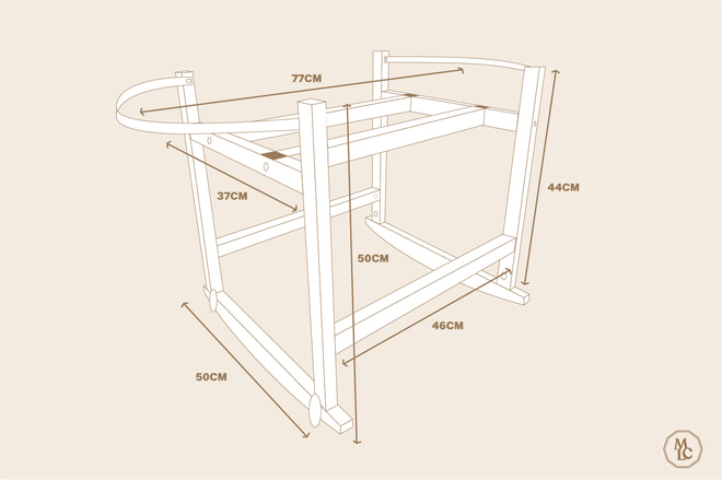 Soporte Oscilante para Cesta de Cuna