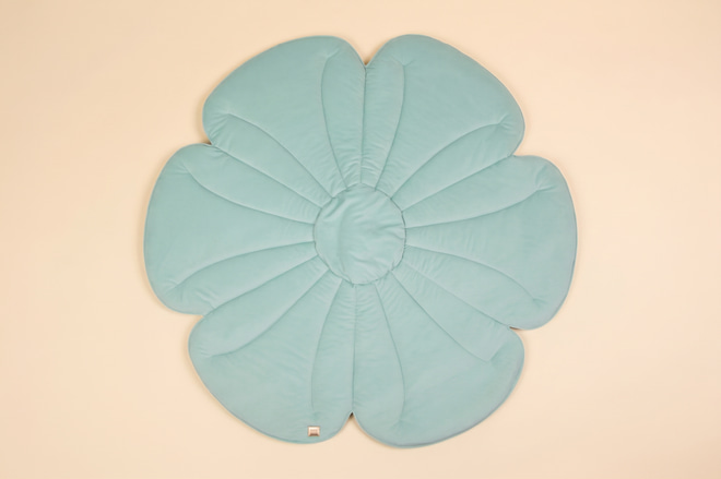 Alfombra terciopelo - Mint Flower 
