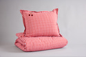 Juego de Cama de Cuadros Cereza - Rojo 140x200