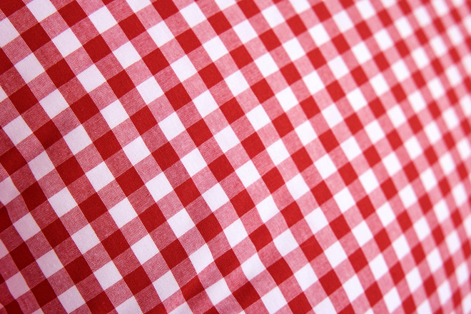 Capa de Edredão de Xadrez Cereja - Vermelho 140x200