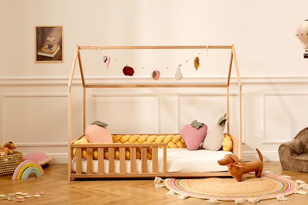 Cama Casita Léna 80x160 cm - Natural