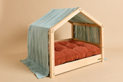 Dog House Bed Canopy - Sage