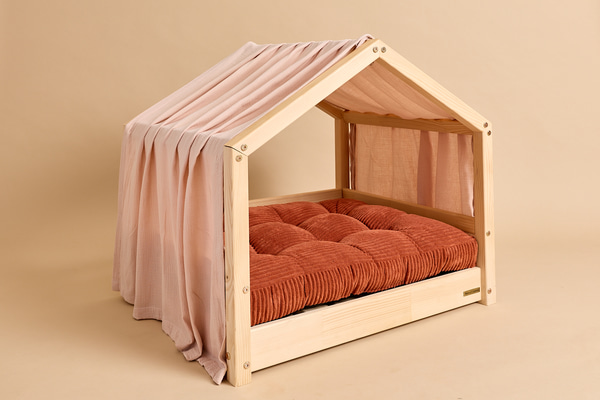 Dog House Bed Canopy - Cocoa
