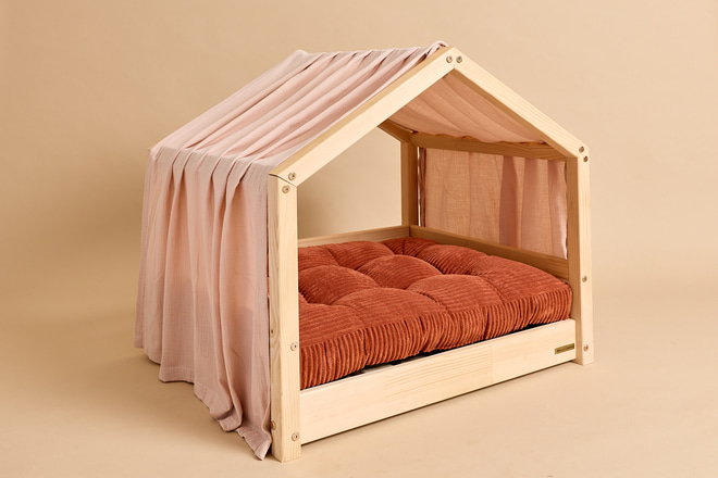 Dog House Bed Canopy - Cocoa